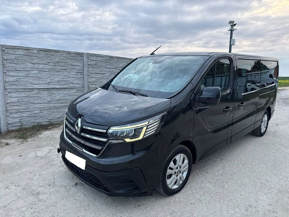 Renault Trafic AUTOMAT EDC * 2.0 150 * Mały Przebieg ! * Długi, Czarny, 9 Os, Nawiewy
