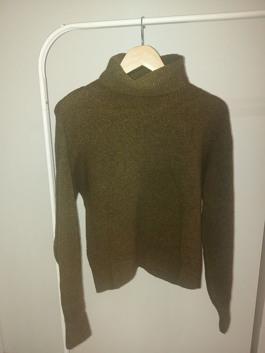 Sweter zielony h&m XS