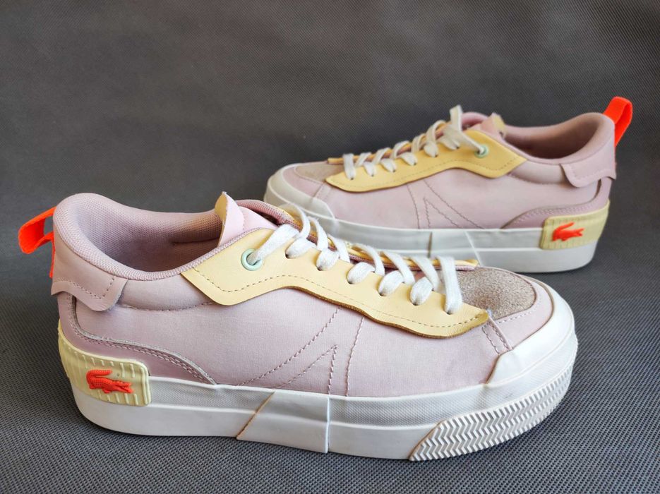 - Lacoste L004 Platform - Sneakersy na platformie r. 40