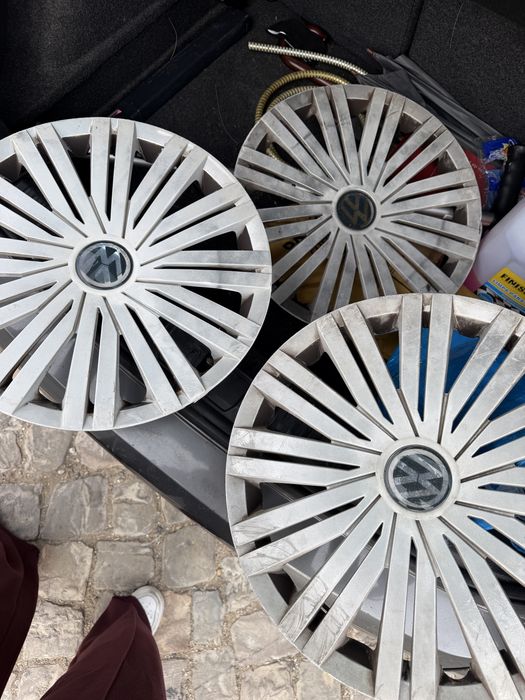 3 tampas para pneu Volkswagen 15