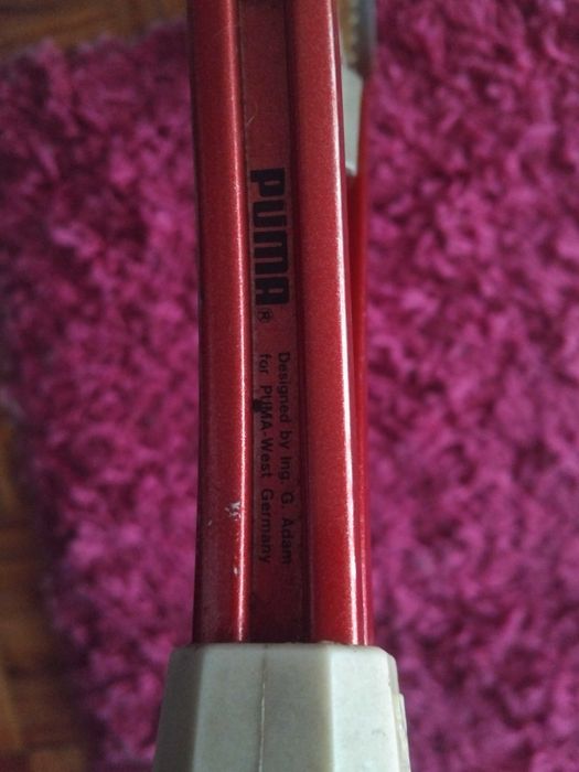 Raquete de tenis antiga Boris Becker Puma / Western Germany