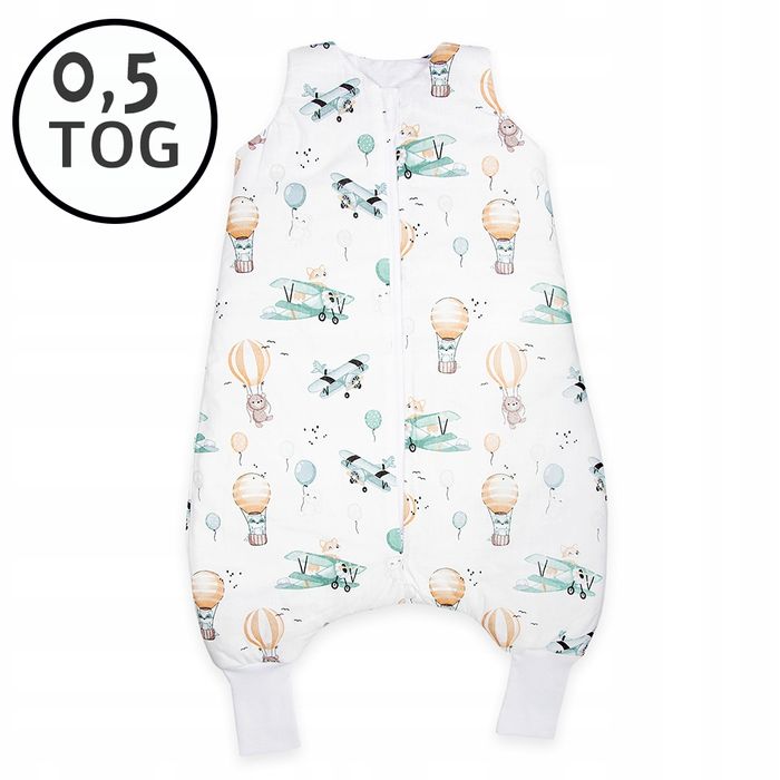 Letni Śpiworek Z Nogawkami 86-104 M Wzory!