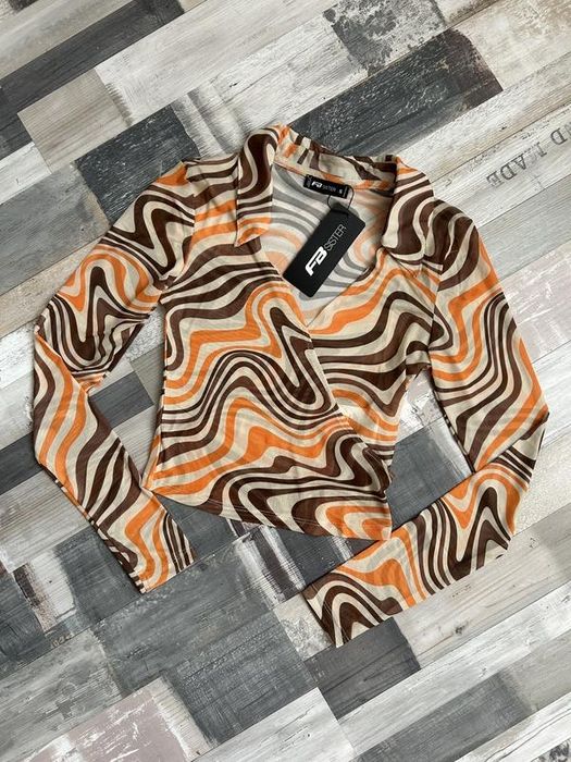 Топ сеточка с длинным рукавом