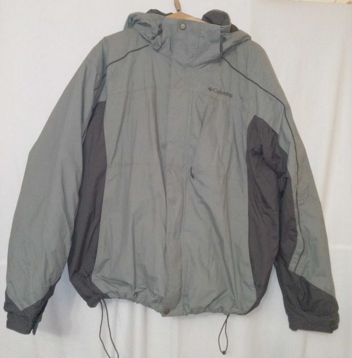 Куртка columbia мужская теплая деми, цвет серый, xl,56-58 р,182-187 см
