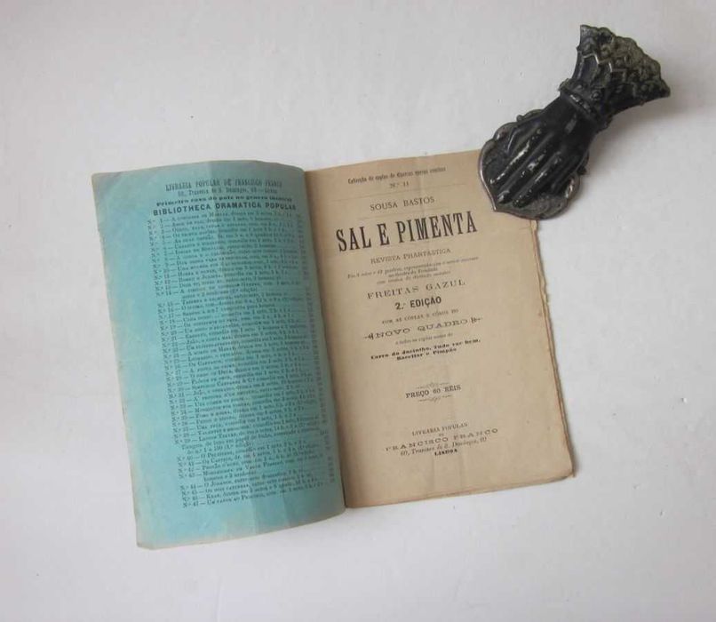 TEATRO - "Collecção de Coplas de Diversas Operas Comicas"