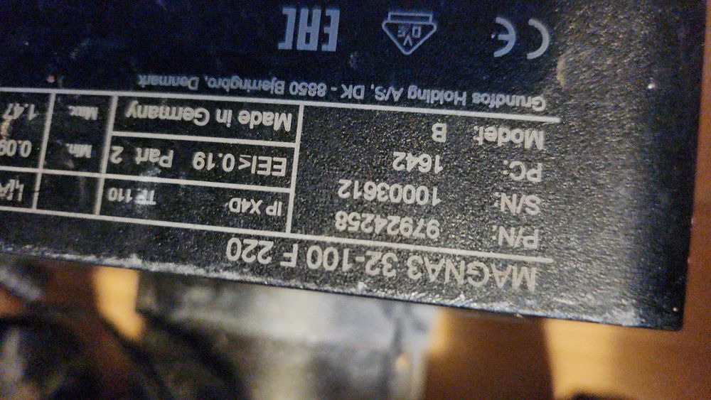 pompa c.o. grundfos magna 3 32-100 f 220
