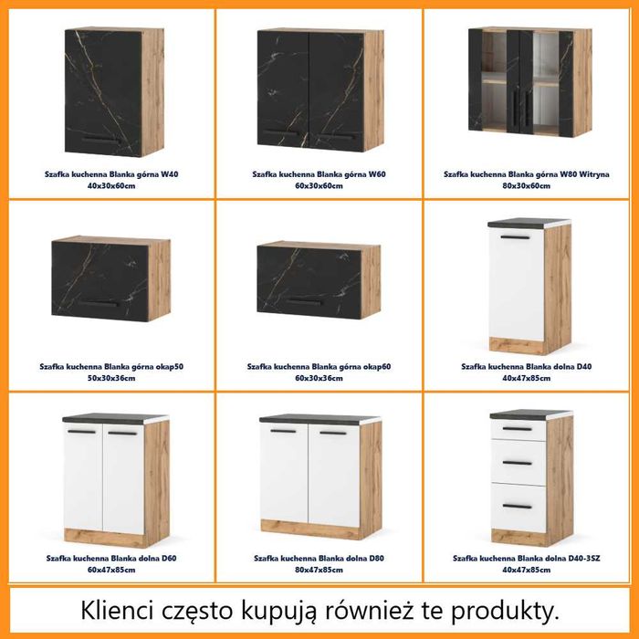 Kuchnia Nowoczesna Rest 2.0m Zestaw Kuchenny Modułowy Pojemny Mały