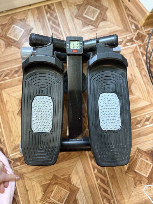 Степпер похилий з еспандером та LCD дисплеєм Trizand кардіотренажер для дому