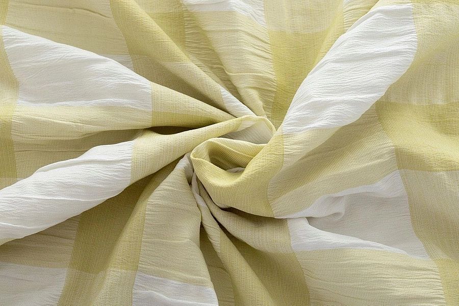 Pościel 200x220/3cz Bawełniana Kora Klasyczna Kratka Komplet Arturo