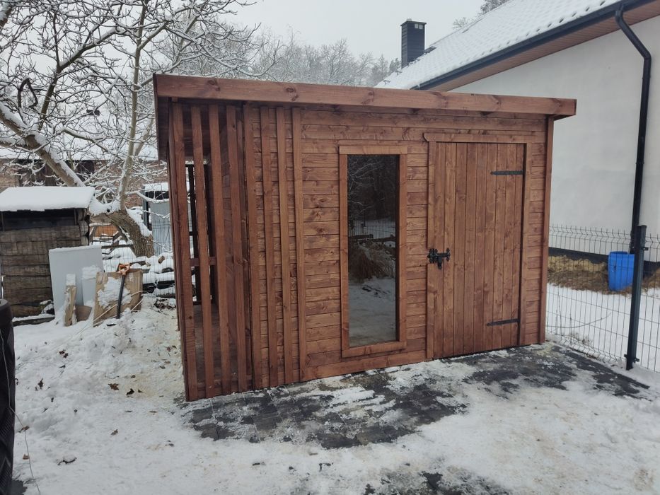 Nowoczesny Domek Narzędziowy Montaż Transport