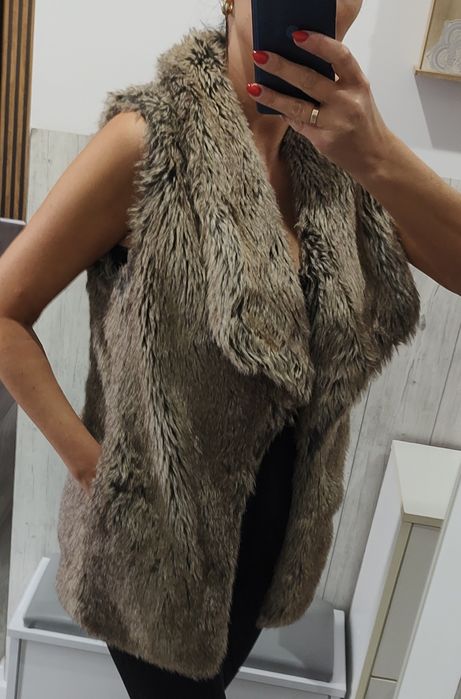 Kamizelka miś futerko kożuszek Bershka 38 M