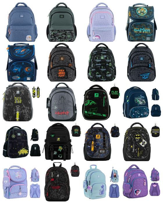 РОЗПРОДАЖ. Рюкзаки Kite Education, GoPack 1-5клас