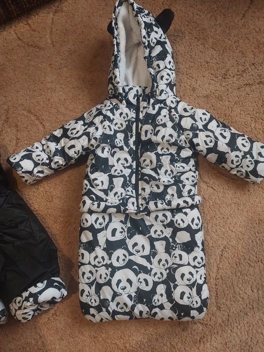 Зимний детский комбинезон-трансформер 3в1 для, с 0 до 2 лет