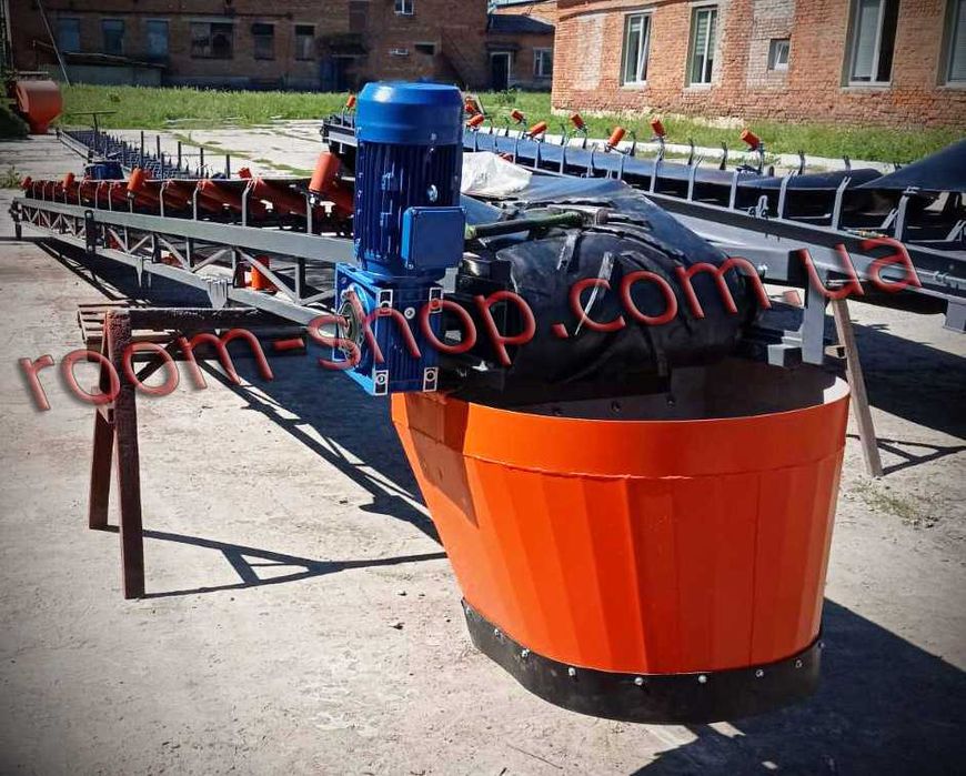 Стрічковий конвеєр, конвейер, ленточный транспортер, навантажувач