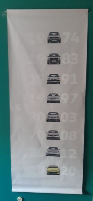 Telas do histórico Vw Golf