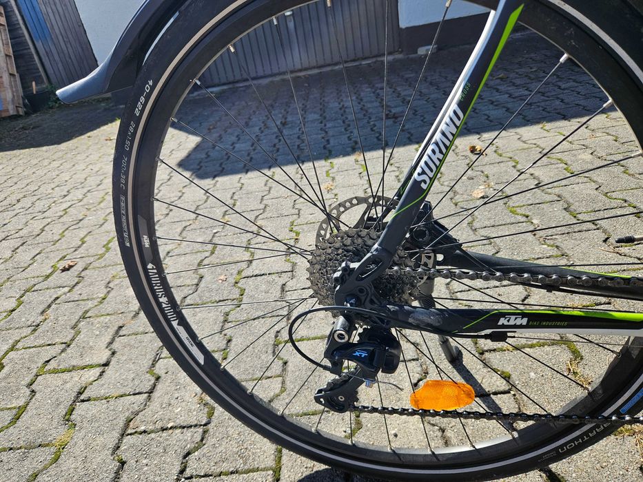 Чоловічий KTM Cross Sorano крос-трекінговий велосипед 3x10 SLX/XT