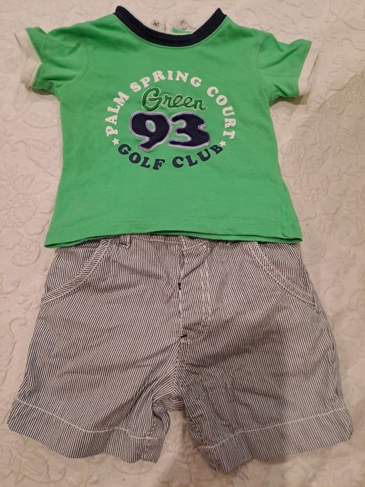 T-shirt + calção 3-6 M