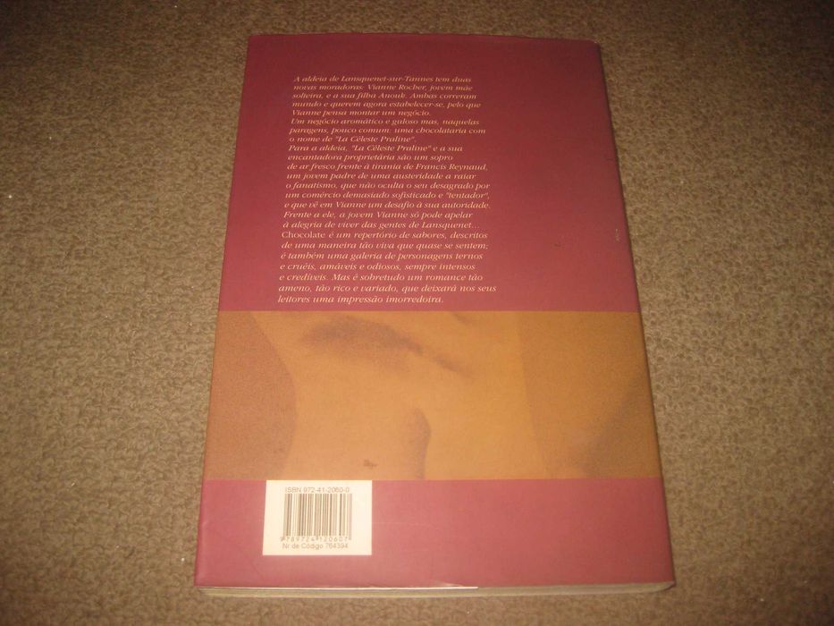 Livro "Chocolate" de Joanne Harris