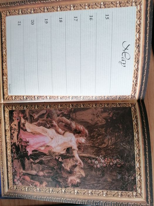 Vários livros de notas, agendas anuais