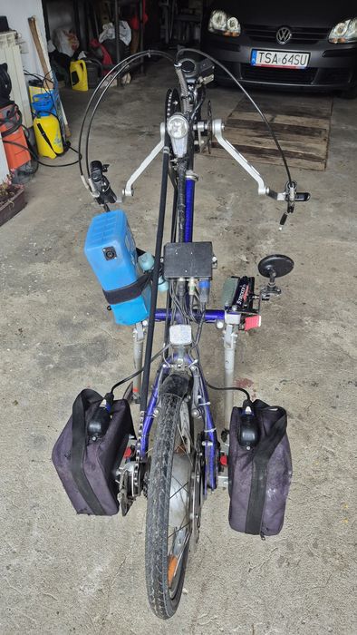 Przystawka rower do wózka inwalidzikiego hybrydowa handbike Stricker