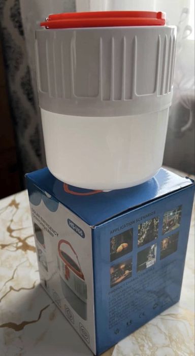 Ліхтар кемпінговий HS V-66L з сонячною панеллю та Power Bank