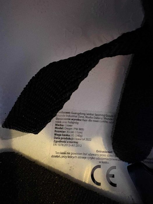 Różowy kask Croxer dziecięcy rozmiar XS