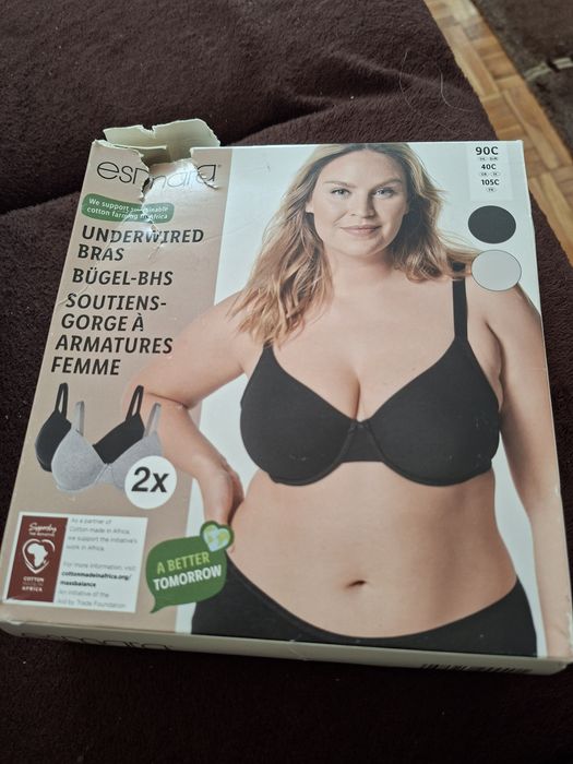 2 biustonosze esmary 90C