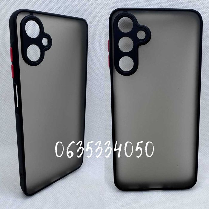 Чехол накладка для Samsung Galaxy A06 A16 матовый бампер защита камеры