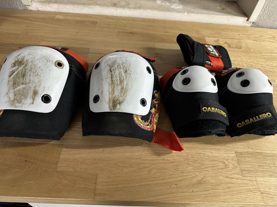 Proteçoes de skate do steve caballero