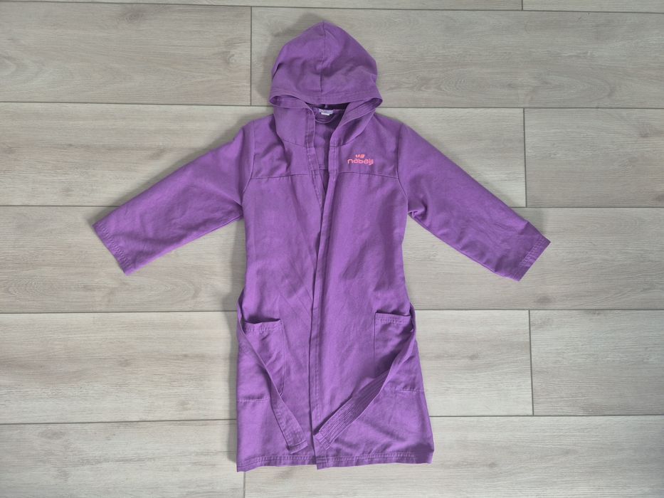 Szlafrok kąpielowy dziecięcy Decathlon Nabaiji  123- 130 cm  7- 8 lat