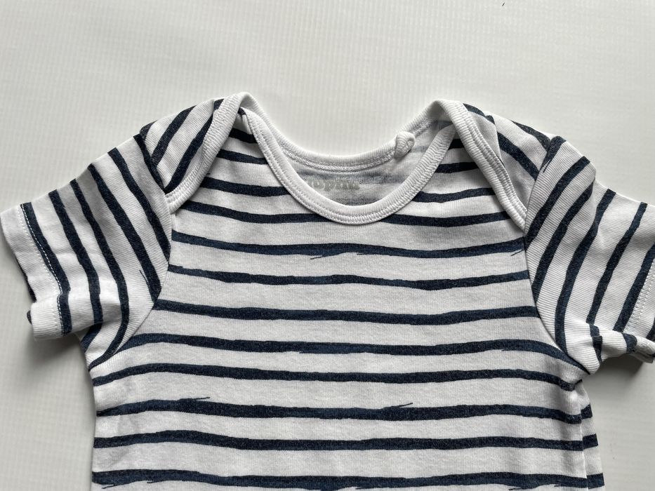 Body Lupilu 86/92 w paski, bawełna, krótki rękaw
