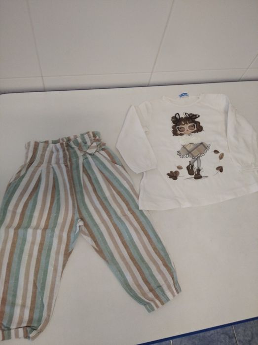 Conjunto de menina da Mayoral tamanho 2 anos