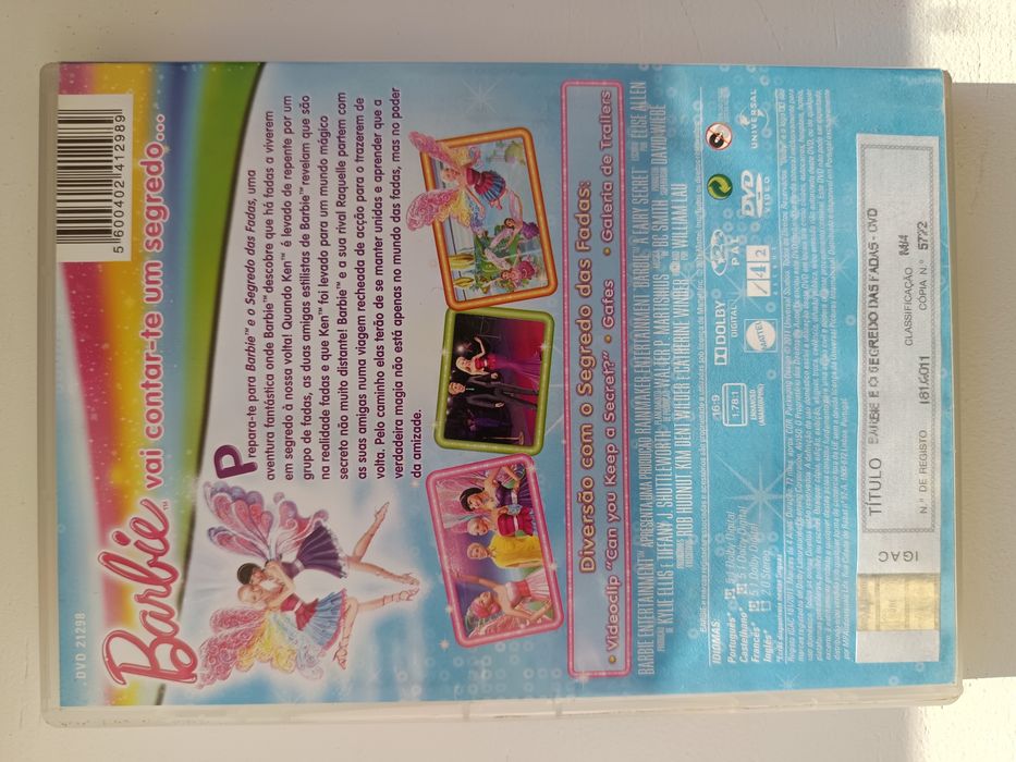 DVD Barbie e o segredo das fadas