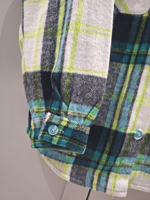 Kurtka koszulowa damska jesienna w kratę okrycie Sinsay rozmiar XXS 32