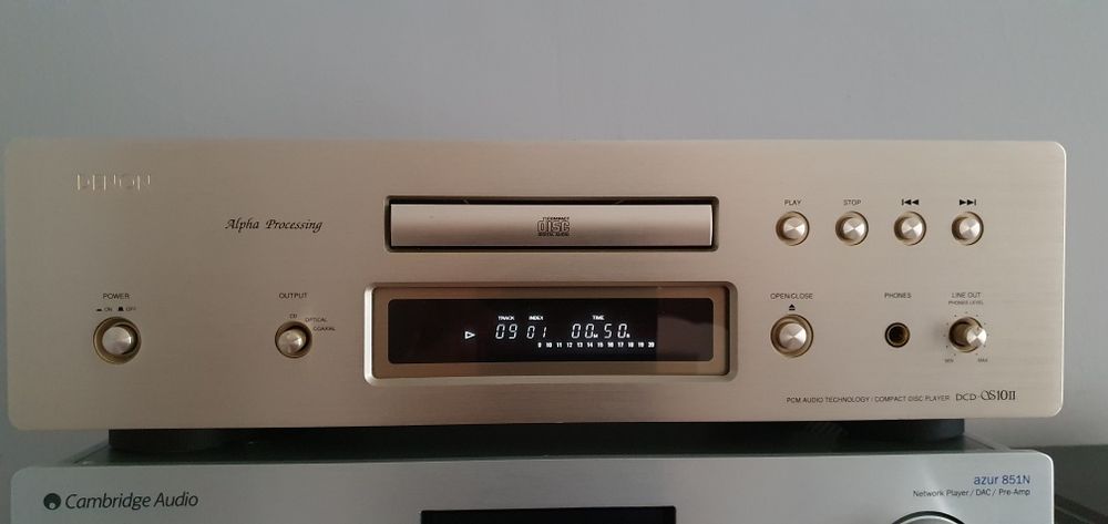 Denon DCD-S10 II odtwarzacz CD DAC XLR  pilot instrukcja