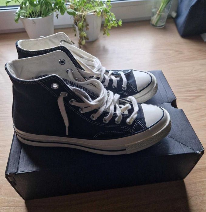 Trampki Converse CHUCK 70 Hi Black/Egret roz. 40 25,5cm NOWE Unisex 162050C