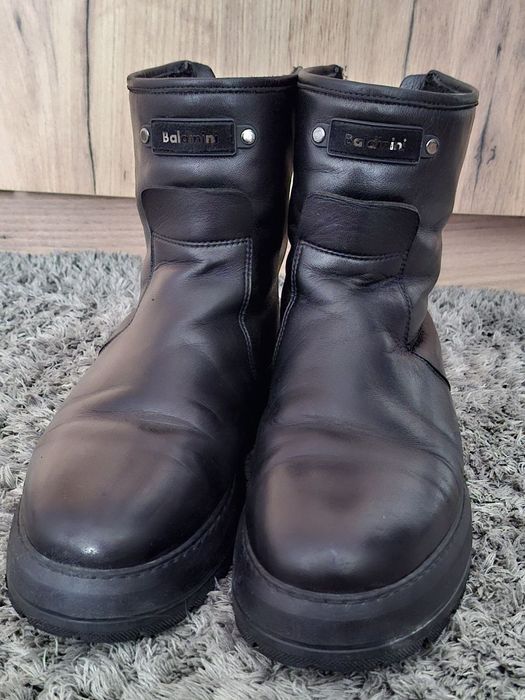 Чорні шкіряні жіночі черевики Baldinini