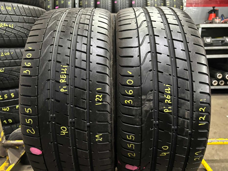 2X OPONY LETNIE 255/40R21 102Y Pirelli P Zero XL 6.6MM 2022R CAŁE!
