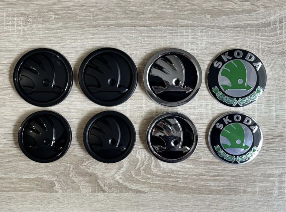 Símbolos Skoda Capõ Mala 90mm 88mm 80mm 79mm