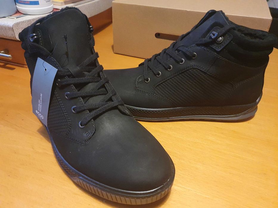 Buty zimowe ECCO Bypath Tred ocieplane skórzane 47 EU 30 CM