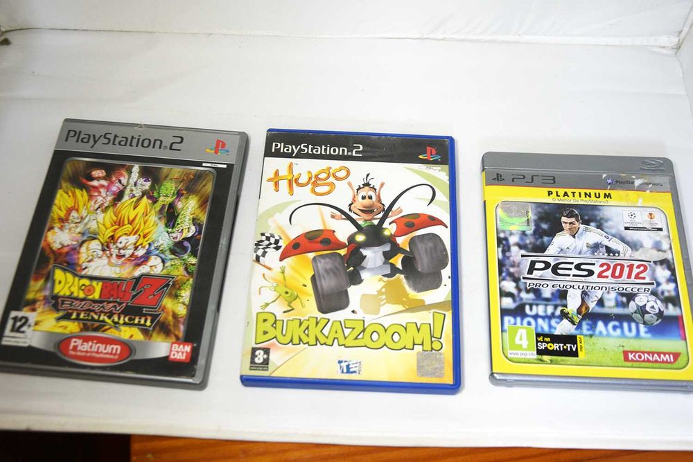 Jogos PS2 em caixa