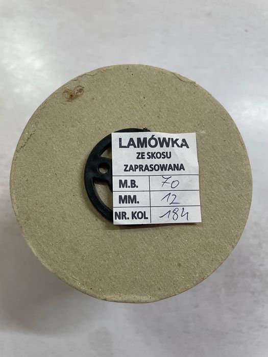 Lamówka ze skosu zaprasowana 70m czarna