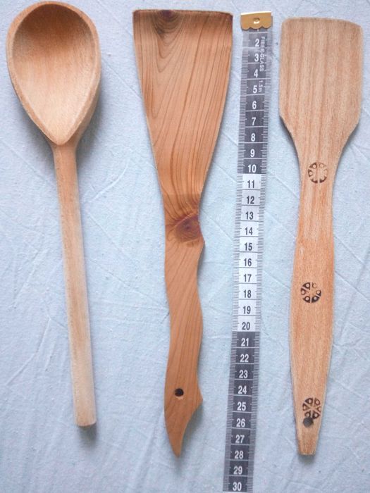 дерев'яні лопатки для кухні (3 шт.) – 100 грн. за всі
