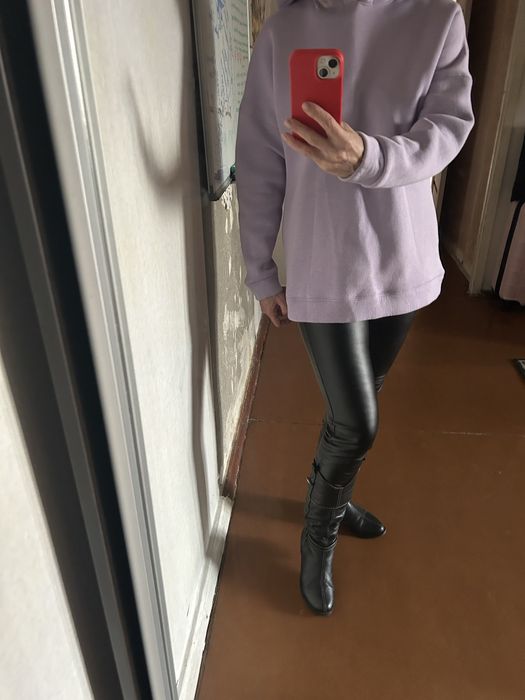 Чоботи зимові шкіряні на хутрі ,36 р.