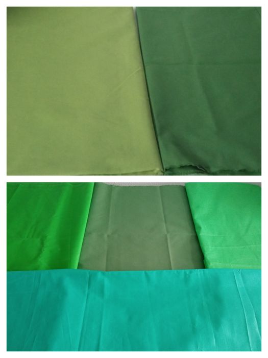 Tecidos dupla-face, bastante resistentes/acetinados-aplicacões várias