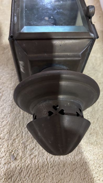 Antiga lanterna de carruagem