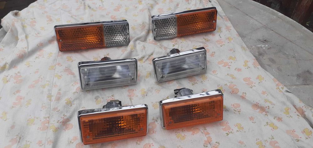 Хром фонари и подфарники ВАЗ-2101,2103,2106.Стекла к ним.