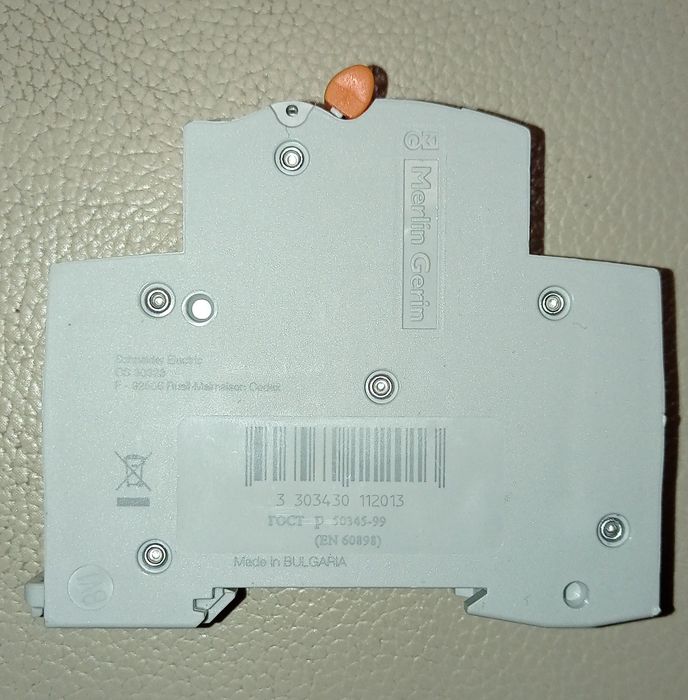 Автоматичний вимикач Schneider Electric ВА63 6/1/С 1Р 6 А 4,5 кА 11201