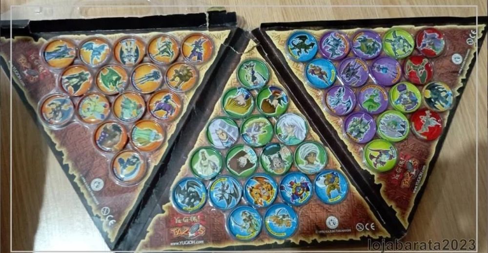 Yu Gi Oh metal tazos completo