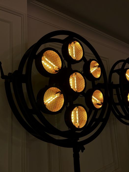 FOS VINTAGE 7 LAMPA RETRO halogen światła dj ciepłe swiatło zespół